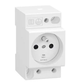 SCHNEIDER Resi9 XP Prise modulaire 2P+T 16A 2,5 modules - R9PCS616