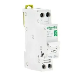 SCHNEIDER Resi9 XP Disjoncteur 20A Ph+N courbe C 3kA 230V - R9PFC620