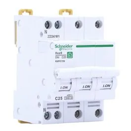 SCHNEIDER Resi9 XP Disjoncteur tétrapolaire 25A courbe C 3kA 400V - R9PFC725