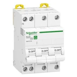 SCHNEIDER Resi9 XP Disjoncteur tétrapolaire 25A courbe C 3kA 400V - R9PFC725