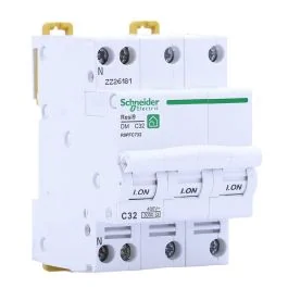SCHNEIDER Resi9 XP Disjoncteur tétrapolaire 32A courbe C 3kA 400V - R9PFC732