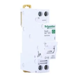 SCHNEIDER Resi9 XP Disjoncteur 16A Ph+N courbe D 3kA 230V - R9PFD616