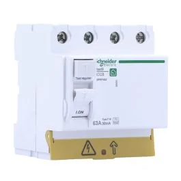 SCHNEIDER Resi9 XP Interrupteur différentiel tétrapolaire 63A 30mA type Fsi 4 modules 400V - R9PRF463