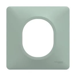 SCHNEIDER Ovalis Plaque simple sauge - S320702A