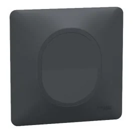 SCHNEIDER Ovalis Interrupteur va et vient anthracite complet
