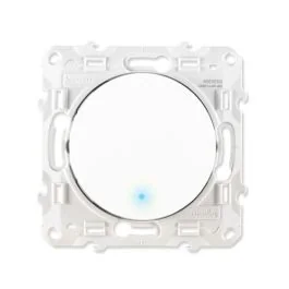 SCHNEIDER Odace Bouton poussoir à voyant lumineux blanc - S520276