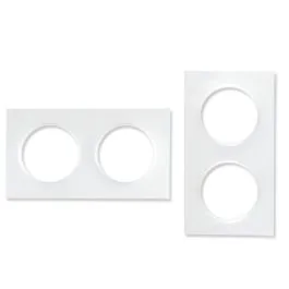 SCHNEIDER Odace Styl Plaque double blanc - S520704