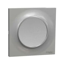 SCHNEIDER Odace Bouton poussoir aluminium complet