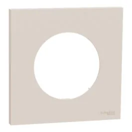 SCHNEIDER Odace Plaque simple beige sable - S902702