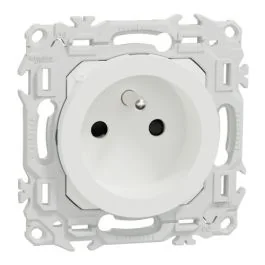 SCHNEIDER Odace Lot de 108 prises de courant 2P+T pour rénovation blanc craie - S920049P