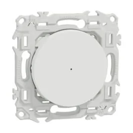 SCHNEIDER Wiser Odace Bouton poussoir connecté 10A Zigbee blanc craie - S920530