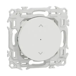 SCHNEIDER Wiser Odace Interrupteur connecté volet-roulant 4A Zigbee blanc craie - S920567