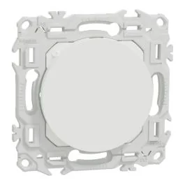 SCHNEIDER Odace Obturateur blanc craie - S920666