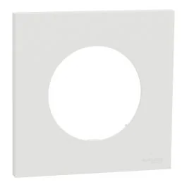 SCHNEIDER Odace Lot de 168 Plaques simples blanc craie - S920702P