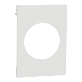 SCHNEIDER Odace Architecte Plaque simple centrale blanc craie - S920801