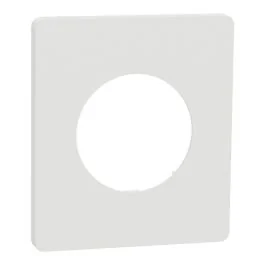 SCHNEIDER Odace Architecte Plaque simple blanc craie - S920802