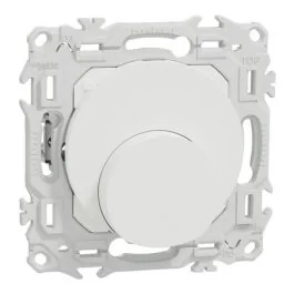 SCHNEIDER Odace Sortie de câble avec serre-câbles et griffes blanc craie - S925662