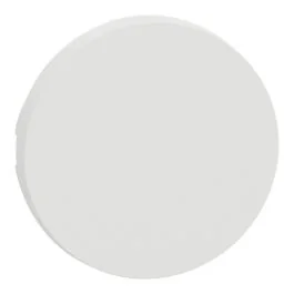 SCHNEIDER Odace Enjoliveur interrupteur va et vient/poussoir blanc craie - S929200