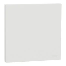 SCHNEIDER Odace Integral Enjoliveur pour va et vient/bouton poussoir/plaque simple blanc craie - S929221