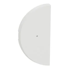 SCHNEIDER Odace Demi Enjoliveur interrupteur double va et vient/poussoir à voyant lumineux blanc craie - S929270