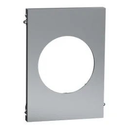 SCHNEIDER Odace Architecte Plaque simple centrale titane - S930801