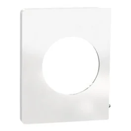 SCHNEIDER Odace Architecte Plaque simple latérale blanc émaillé - S934800