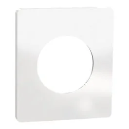 SCHNEIDER Odace Architecte Plaque simple blanc émaillé - S934802