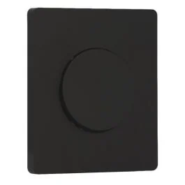 SCHNEIDER Odace Interrupteur va et vient/bouton poussoir noir onyx et plaque simple Architecte noir onyx