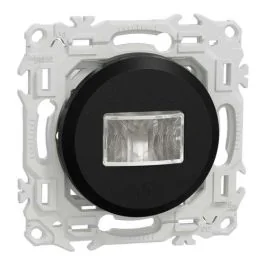 SCHNEIDER Odace Détecteur de présence et mouvement 3 fils avec neutre noir onyx - S940526