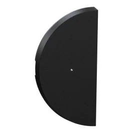 SCHNEIDER Odace Demi Enjoliveur interrupteur double va et vient/poussoir à voyant lumineux noir onyx - S949270