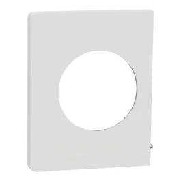 SCHNEIDER Odace Architecte Plaque simple latérale céramique blanc - S951800