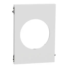 SCHNEIDER Odace Architecte Plaque simple centrale céramique blanc - S951801