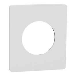 SCHNEIDER Odace Architecte Plaque simple céramique blanc - S951802