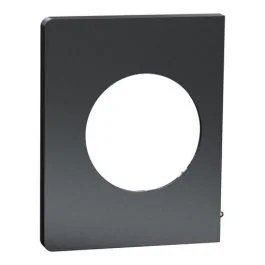 SCHNEIDER Odace Architecte Plaque simple latérale perle noire - S952800
