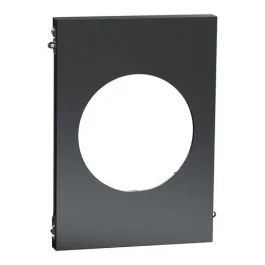 SCHNEIDER Odace Architecte Plaque simple centrale perle noire - S952801