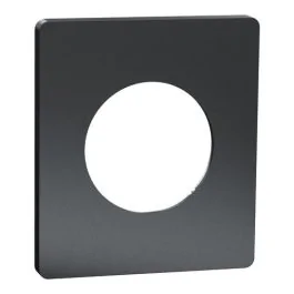 SCHNEIDER Odace Architecte Plaque simple perle noire - S952802
