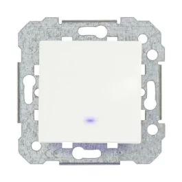 SIEMENS Delta Viva Interrupteur va et vient à voyant lumineux blanc