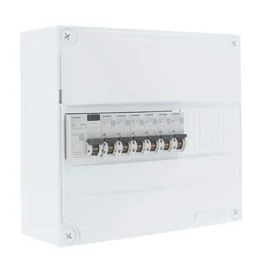 SIEMENS Tableau électrique pré-équipé 1 rangée 1ID 40A 6 disjoncteurs
