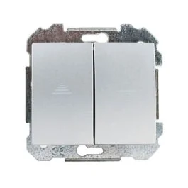 SIEMENS Delta Iris Interrupteur volets roulants silver