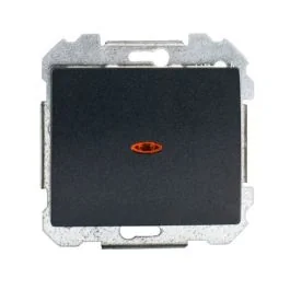 SIEMENS Delta Iris Interrupteur va et vient à voyant lumineux anthracite