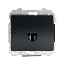 SIEMENS Delta Iris Prise RJ45 catégorie 6 anthracite