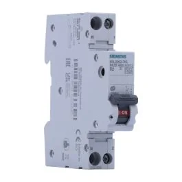 SIEMENS Disjoncteur 2A Ph+N Courbe C 4.5kA 230V - 5SL3002-7KL