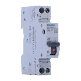 SIEMENS Disjoncteur 20A Ph+N Courbe C 4.5kA 230V - 5SL3020-7KL