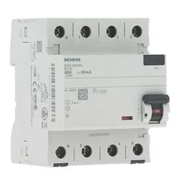 SIEMENS Interrupteur différentiel tétrapolaire 63A 30mA type A 4 modules 400V