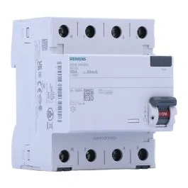 SIEMENS Interrupteur différentiel tétrapolaire 63A 30mA type AC 4 modules 400V