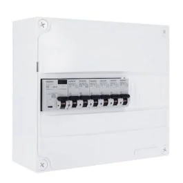 SIEMENS Tableau électrique pré-équipé 1 rangée 1ID 63A 6 disjoncteurs