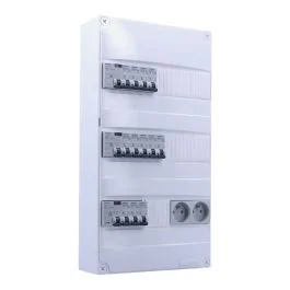 SIEMENS Tableau électrique pré-équipé 3 rangées 3ID 63A 12 disjoncteurs