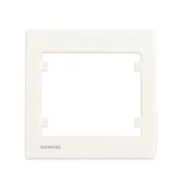 SIEMENS Delta Iris Plaque simple blanc