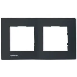 SIEMENS Delta Viva Plaque double anthracite