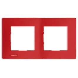SIEMENS Delta Viva Plaque double rouge